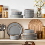 Reno Stoneware Dinner Set for 6 18 Pieces