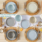 Reno Stoneware Dinner Set for 6 18 Pieces