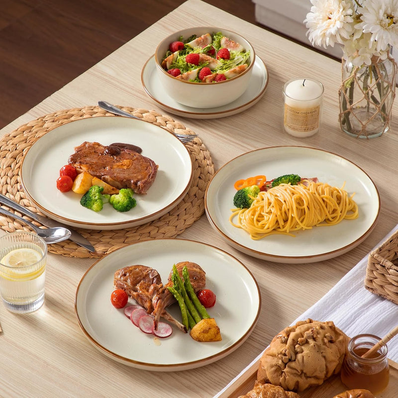Reno Stoneware Dinner Set for 6 18 Pieces