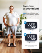 Renpho Smart Body Fat Scales USB Rechargeable Bathroom