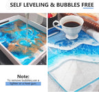 Resin Crystal Clear Kit 3.8L 1 Gallon High-Gloss