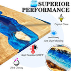 Resin Kit 2.4L 95oz Crystal Clear Self-Leveling