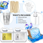 Resin Kit 2.4L 95oz Crystal Clear Self-Leveling