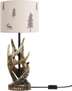 Resin Table Lamp Antler Tall for Living Room
