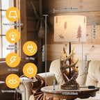 Resin Table Lamp Antler Tall for Living Room