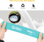 Resistance Bands Skin-Friendly Fitness Exercise Loop with (Set of 5)