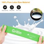 Resistance Bands Skin-Friendly Fitness Exercise Loop with (Set of 5)
