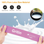 Resistance Bands Skin-Friendly Fitness Exercise Loop with (Set of 5)
