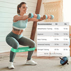 Resistance Bands Skin-Friendly Fitness Exercise Loop with (Set of 5)