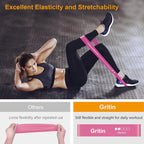 Resistance Bands Skin-Friendly Fitness Exercise Loop with (Set of 5)