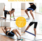 Resistance Bands Skin-Friendly Fitness Exercise Loop with (Set of 5)