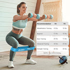 Resistance Bands Skin-Friendly Fitness Exercise Loop with (Set of 5)