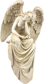Resting Grace Angel Sitting Garden Statue Medium 21.5CM