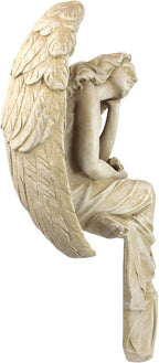 Resting Grace Angel Sitting Garden Statue Medium 21.5CM