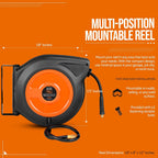 Retractable Air Hose Reel 3 8in X 15m