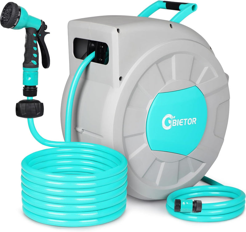 Retractable Garden Hose Reel 1 2" 35m+2m Water