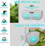 Retractable Garden Hose Reel 1 2" 35m+2m Water