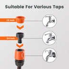 Retractable Hose Reel Wall Mounted 30+2m Garden Pivoting