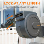 Retractable Hose Reel Wall Mounted 30+2m Garden Pivoting