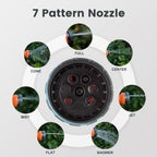 Retractable Hose Reel Wall Mounted 30+2m Garden Pivoting