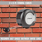 Retractable Reel Washing Lines Wall Mounted Laundry Drying