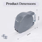 Retractable Washing Line 30m Double