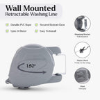 Retractable Washing Line 30m Double