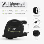 Retractable Washing Line 30m Double