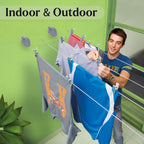 Retractable Washing Line 30m Double