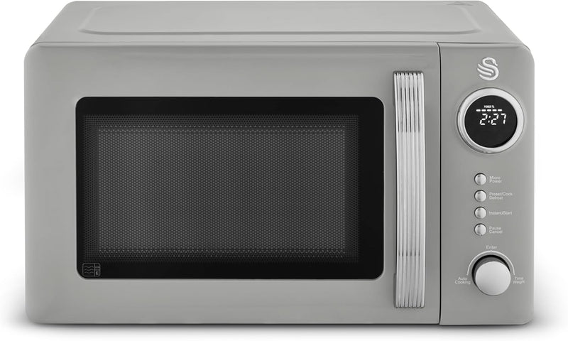 Retro 20L Digital Microwave 5 Power Levels 12