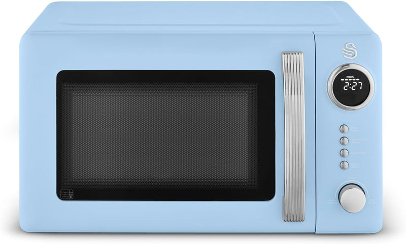 Retro 20L Digital Microwave 5 Power Levels 12