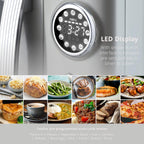 Retro 20L Digital Microwave 5 Power Levels 12