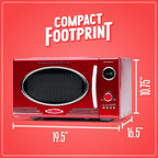 Retro Countertop Microwave Oven Large 800-Watt 25.4L 12
