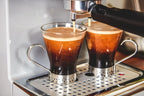 Retro Espresso Coffee Machine with Milk Frother Steam