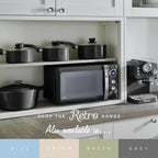 Retro LED Digital Microwave 20L 800W 6 Power