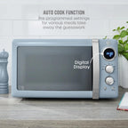 Retro LED Digital Microwave 20L 800W 6 Power