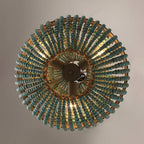 Retro Loft Vintage Rustic Round Wooden Beads Pendant