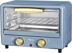 Retro Look Mini 10L Toaster Oven Tabletop Cooking