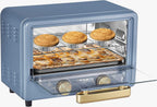 Retro Look Mini 10L Toaster Oven Tabletop Cooking