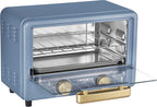Retro Look Mini 10L Toaster Oven Tabletop Cooking