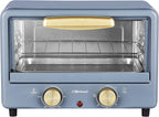 Retro Look Mini 10L Toaster Oven Tabletop Cooking