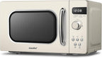 Retro Style 800W 20L Microwave Oven with 8