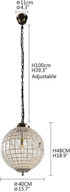 Retro Vintage Charming Royal Empire Crystal Chandelier