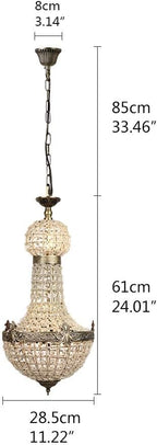 Retro Vintage Charming Royal Empire Crystal Chandelier