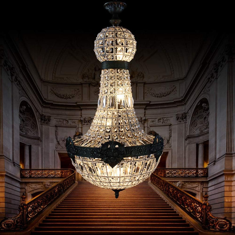 Retro Vintage Charming Royal Empire Crystal Chandelier