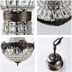 Retro Vintage Charming Royal Empire Crystal Chandelier