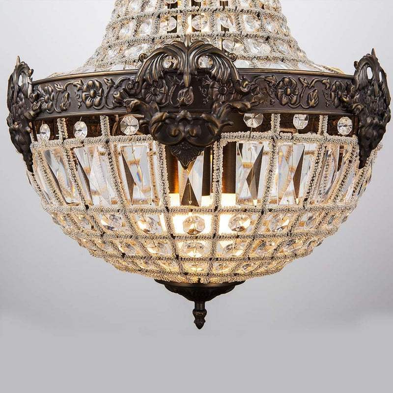Retro Vintage Charming Royal Empire Crystal Chandelier
