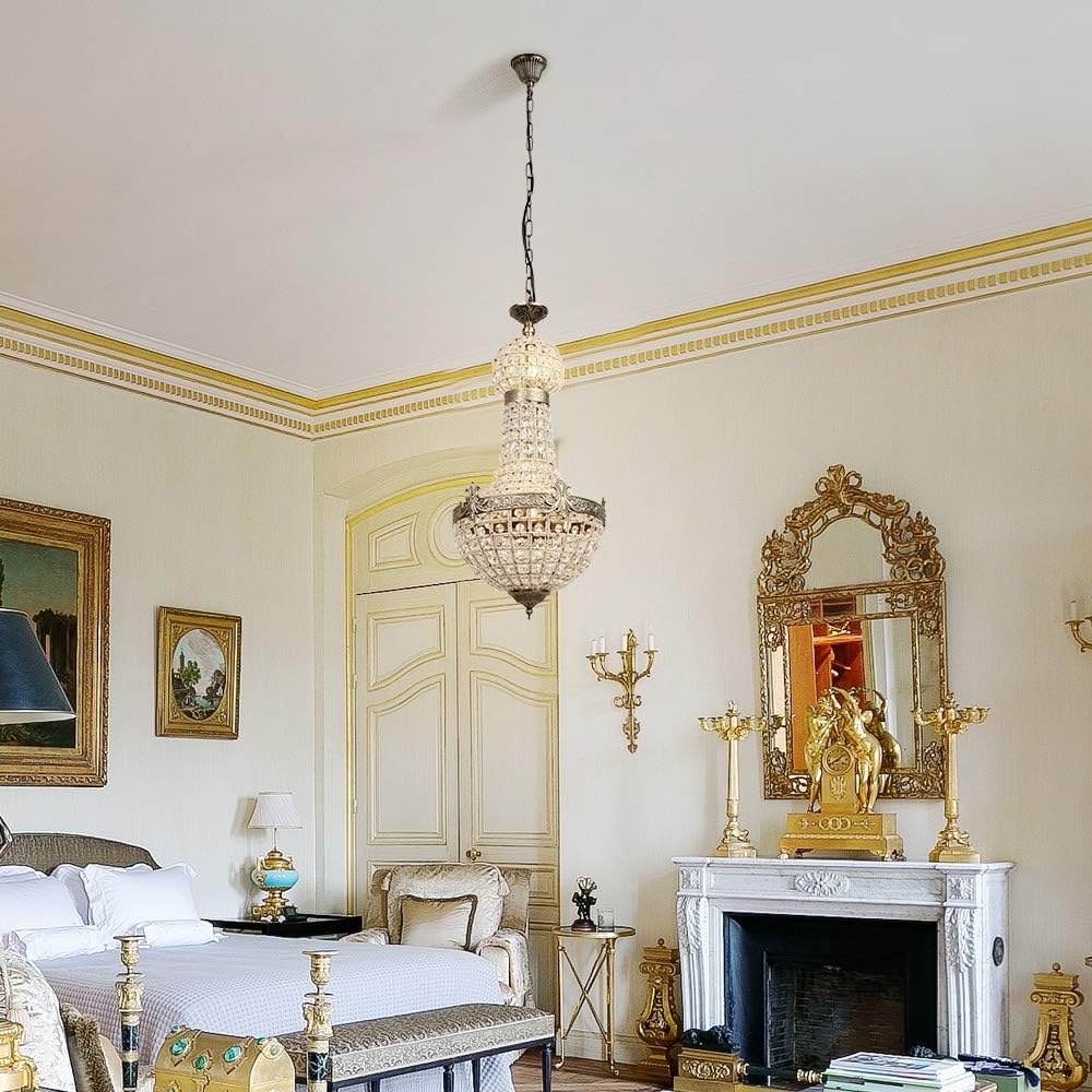 Retro Vintage Charming Royal Empire Crystal Chandelier