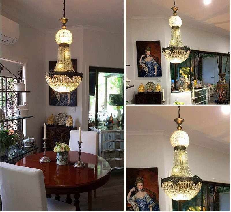 Retro Vintage Charming Royal Empire Crystal Chandelier