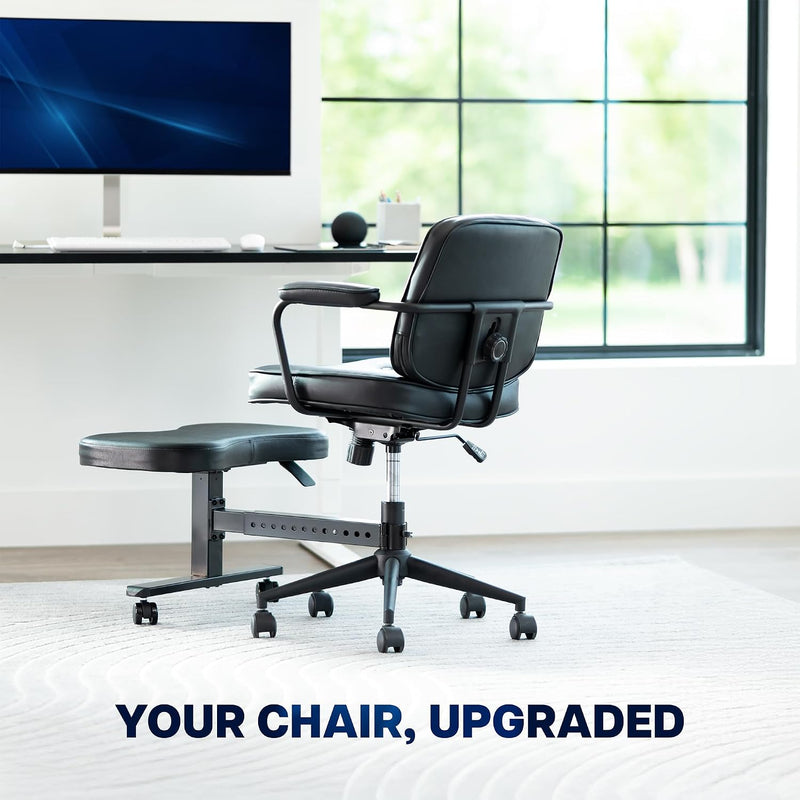 Retrofit Height Adjustable Footrest for Office Chair Holds